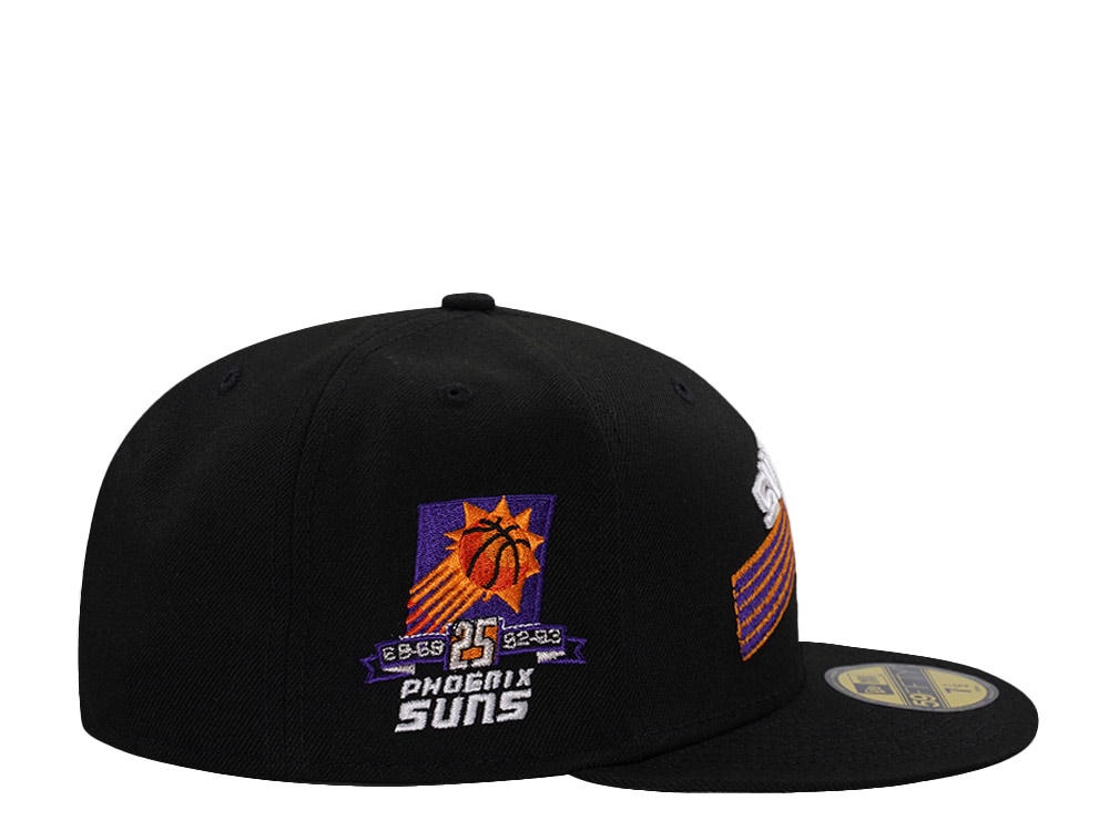 New Era Phoenix Suns 25th Anniversary Black Prime Edition 59Fifty Fitted Cap