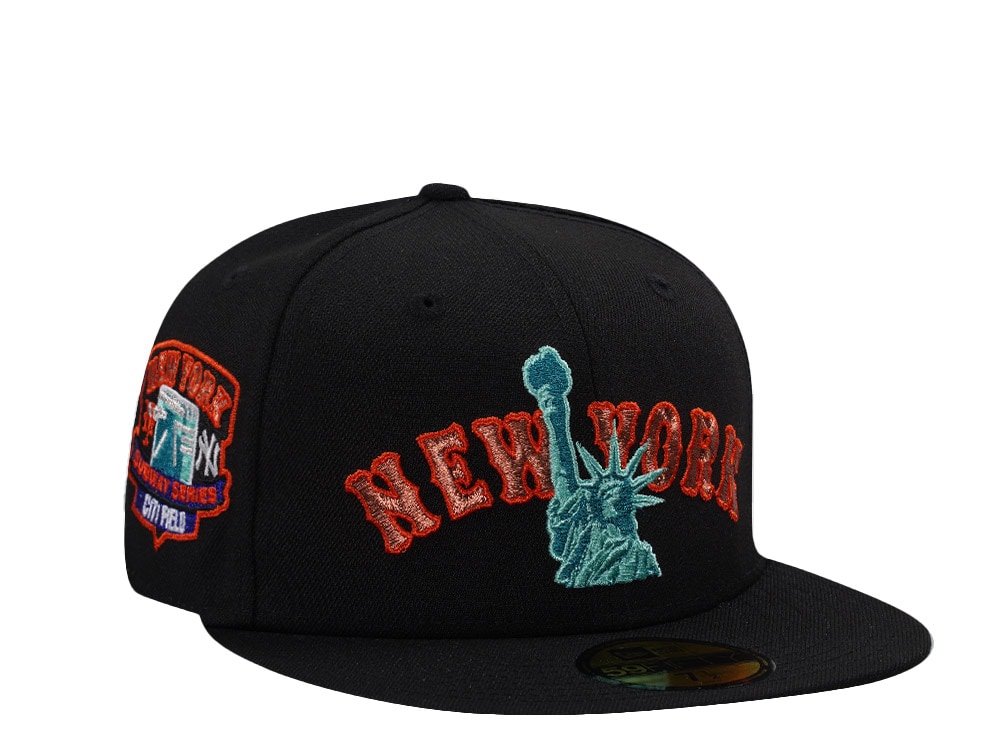 New Era New York Mets Subway Series Statue Black Prime Edition 59Fifty Fitted Cap