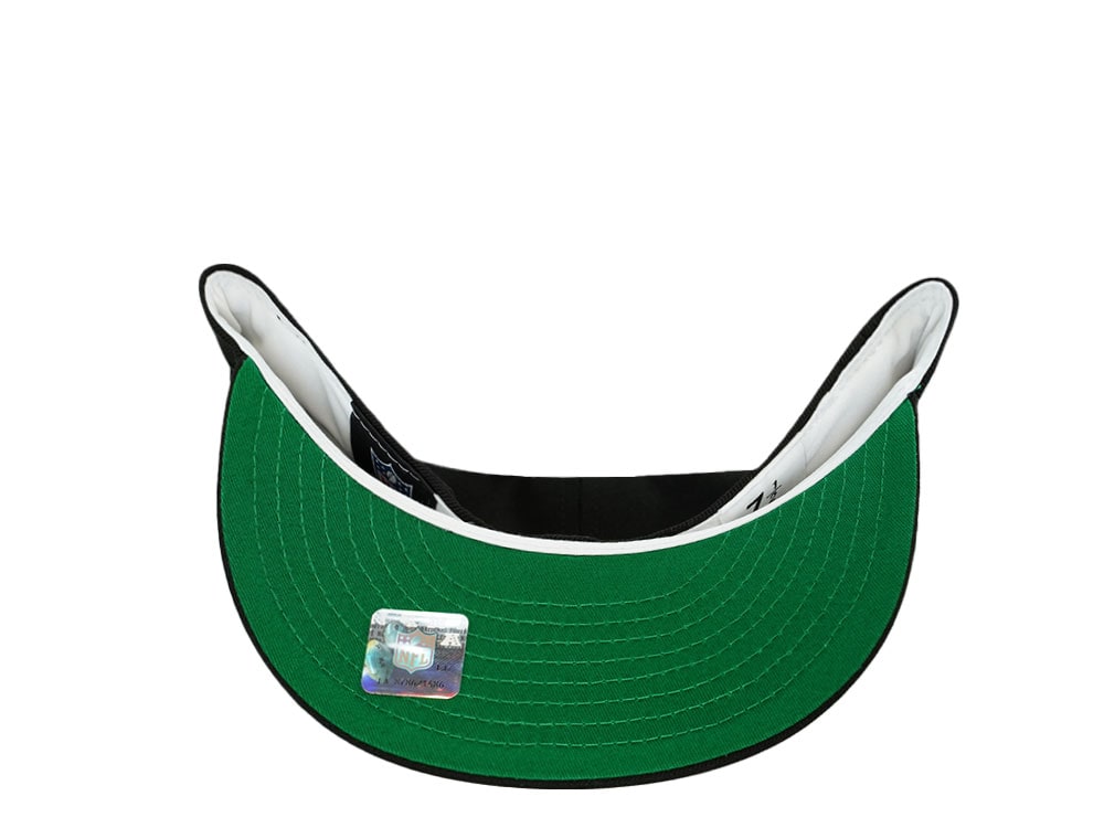New Era Green Bay Packers Black Throwback Prime Edition 59Fifty Fitted Cap