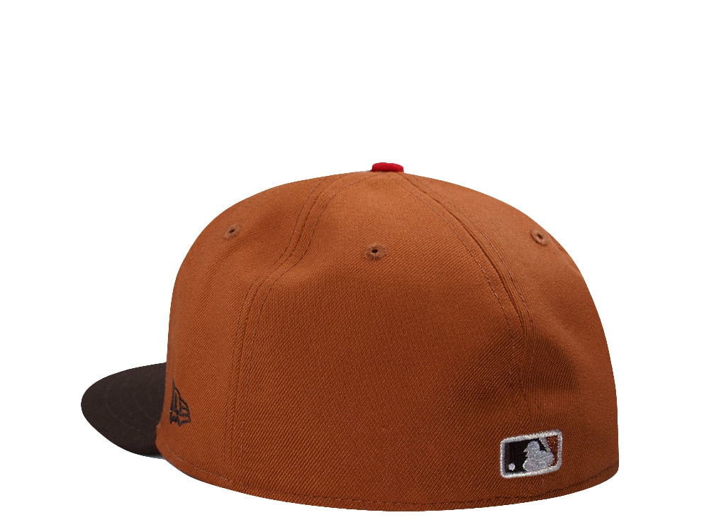 New Era Los Angeles Dodgers World Series 2025 Brown Two Tone Edition 59Fifty Fitted Cap