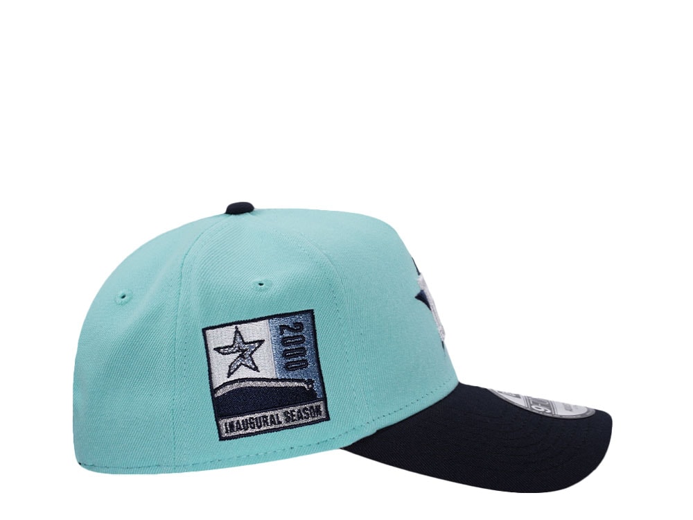 New Era Houston Astros Inaugural Season 2000 Glacier Two Tone Edition 9Forty A Frame Snapback Cap