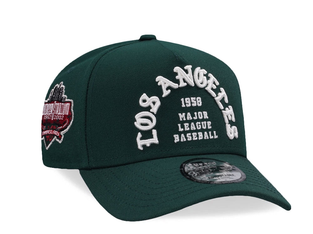 New Era Los Angeles Dodgers Stadium Anniversary Green Prime Edition 9Forty A Frame Snapback Cap