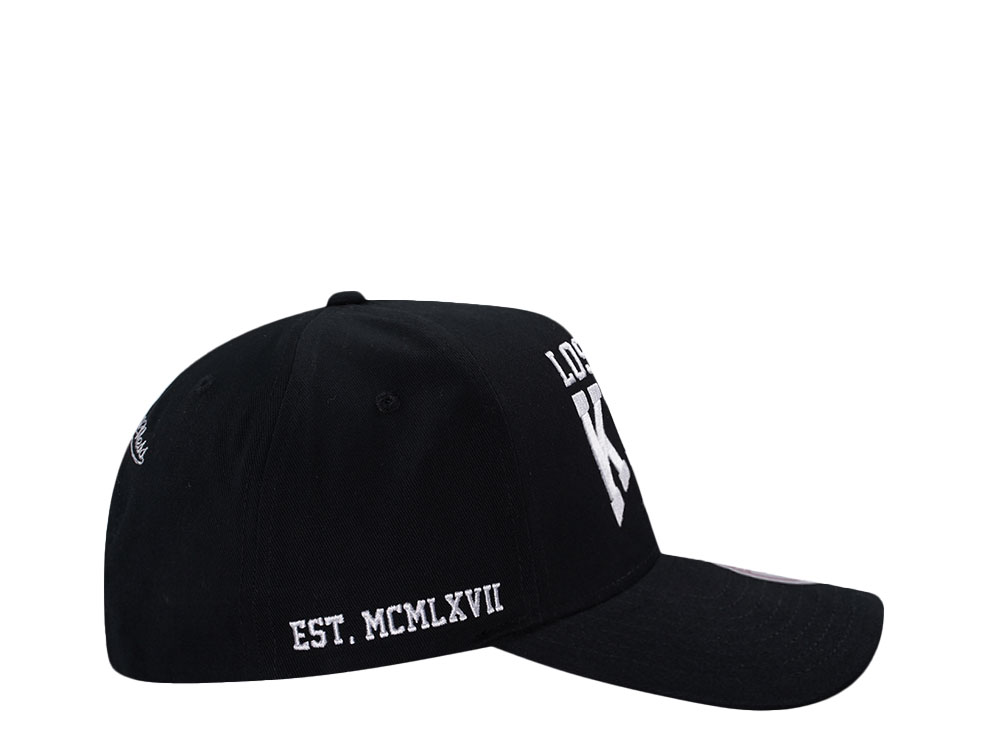 Mitchell & Ness Los Angeles Kings Black Pro Pinch Fit Snapback Cap