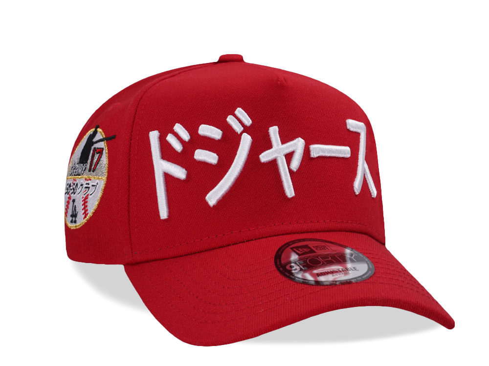 New Era Los Angeles Dodgers Kanji 50 50 Season Ohtani Red Prime Edition 9Forty A Frame Snapback Cap