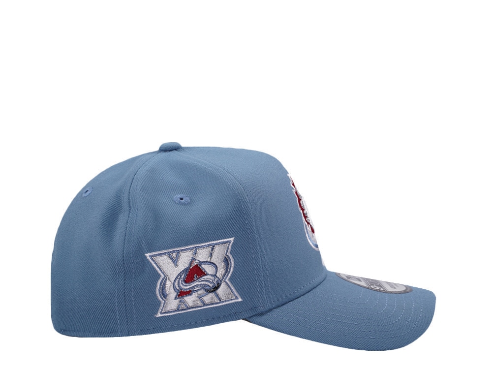 New Era Colorado Avalanche 30th Anniversary Faded Blue Prime Edition 9Forty A Frame Snapback Cap