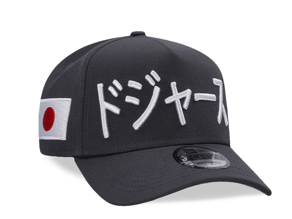 New Era Los Angeles Dodgers Graphite Japan Prime Edition 9Forty A Frame Snapback Cap
