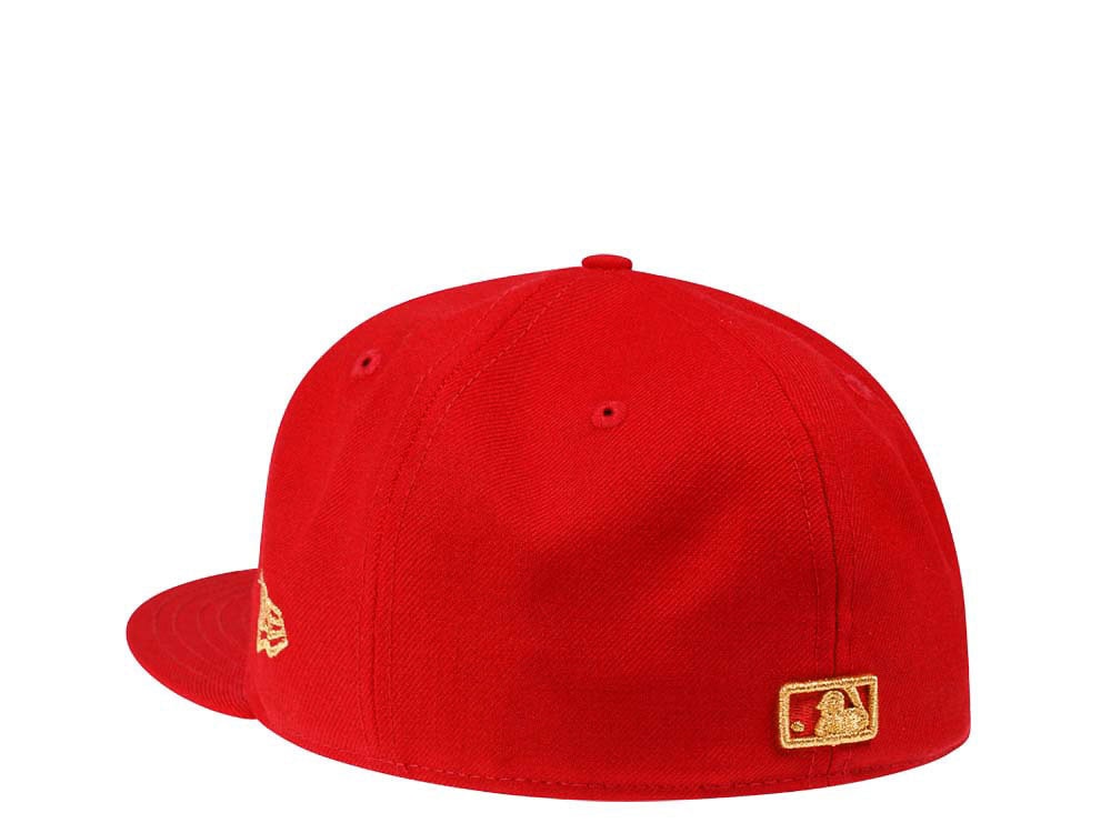 New Era Toronto Blue Jays 30th Season Scarlet Gold Edition 59Fifty Fitted Cap