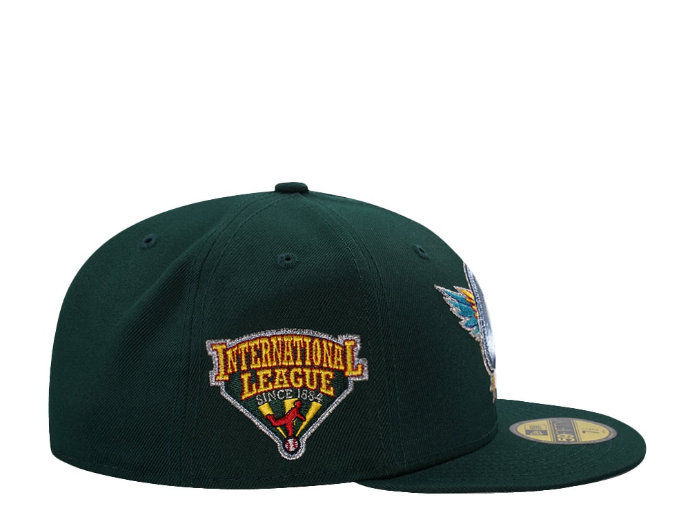 New Era Charlotte Knights Dark Green Prime Edition 59Fifty Fitted Cap