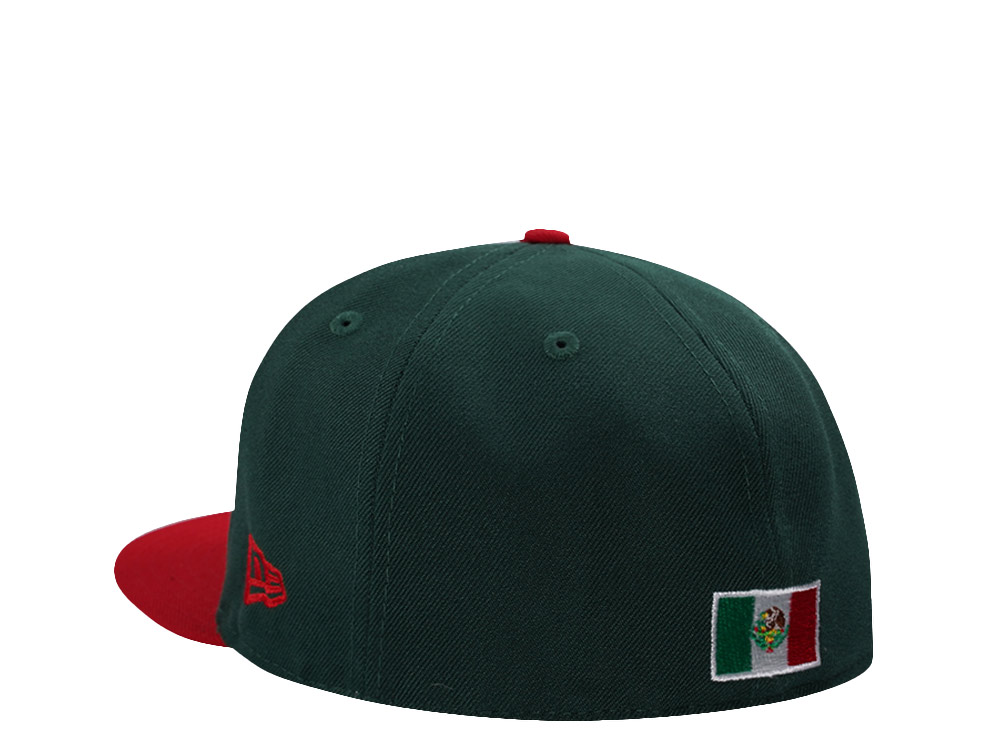 New Era Mexico Dark Green Two Tone Edition 59Fifty Fitted Cap