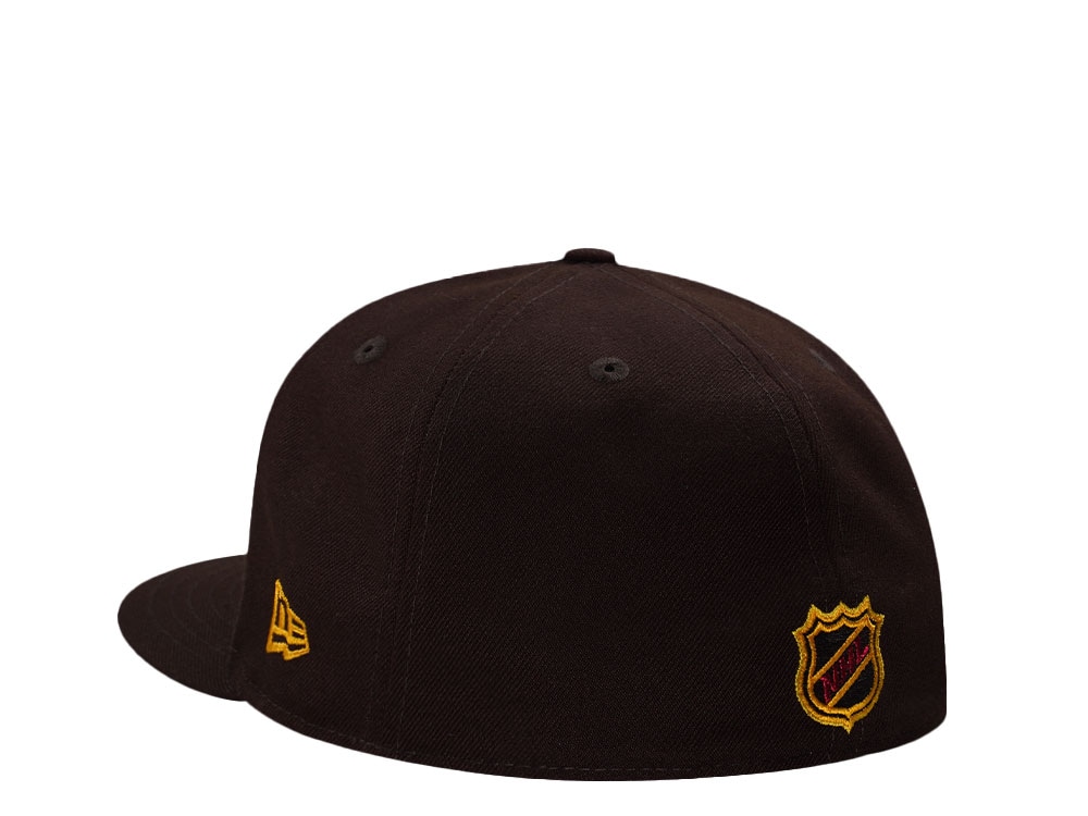 New Era Boston Bruins Stadium Series 2026 Burnt Wood Prime Edition 59Fifty Fitted Cap