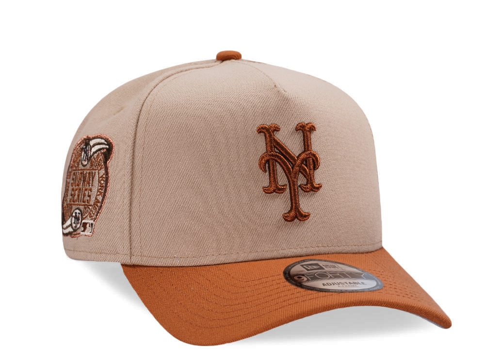 New Era New York Mets World Series 2000 Pumpkin Spice Edition 9Forty A Frame Snapback Cap