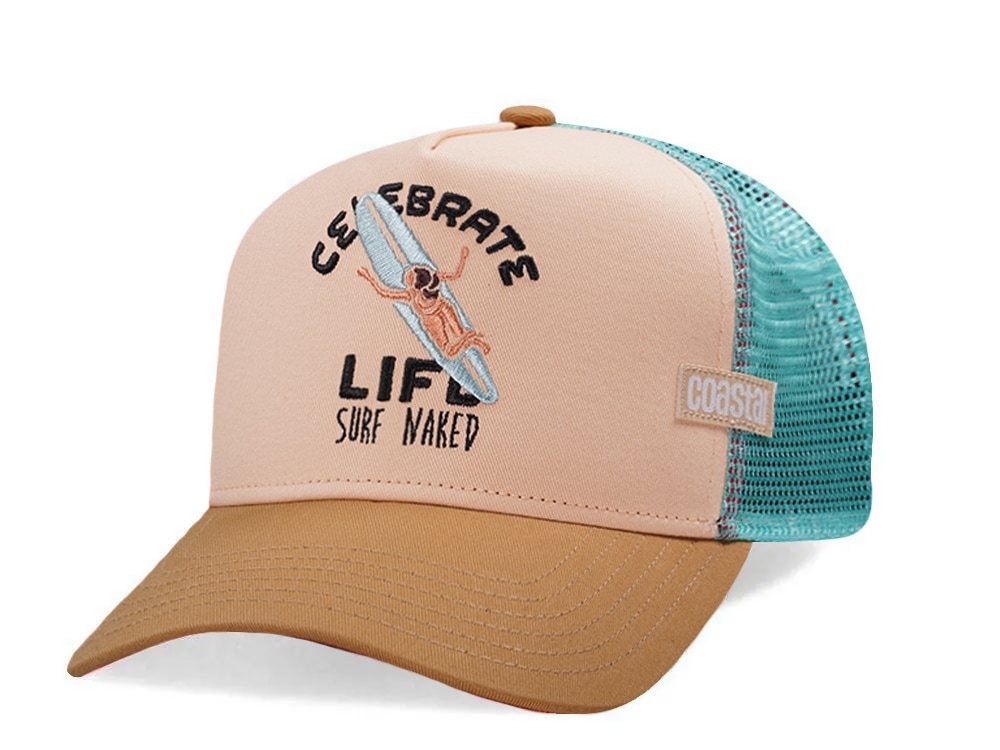 Djinns HFT Celebrate Life Surf Naked Sand Coastal Edition Trucker Snapback Cap