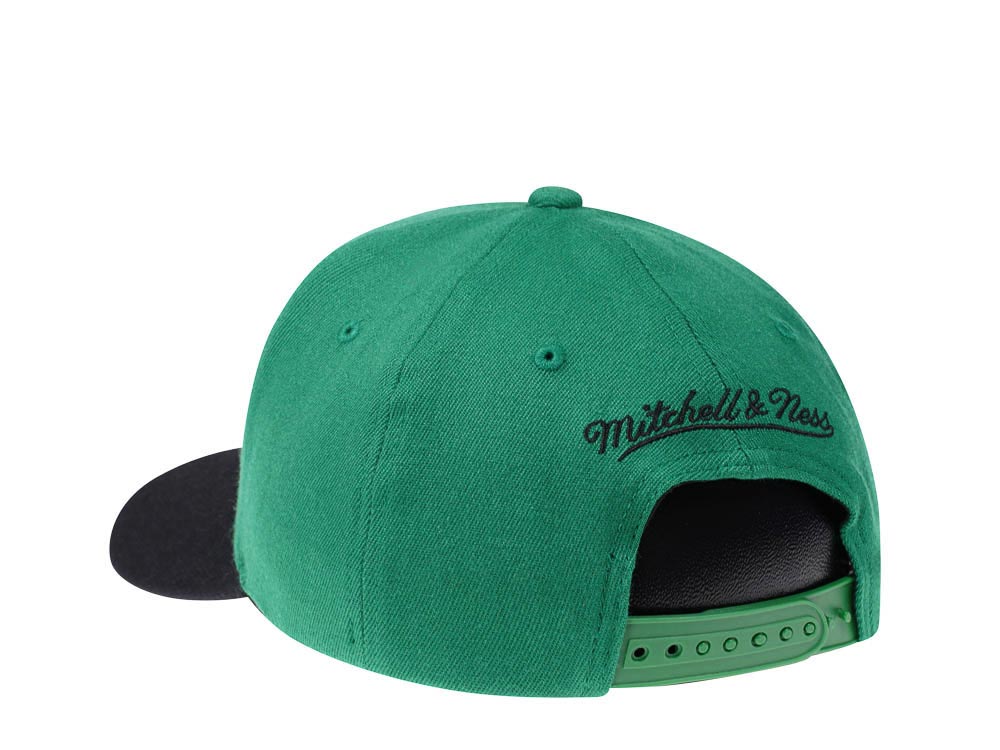 Mitchell & Ness Boston Celtics Two Tone Red Line Solid Flex Snapback Cap