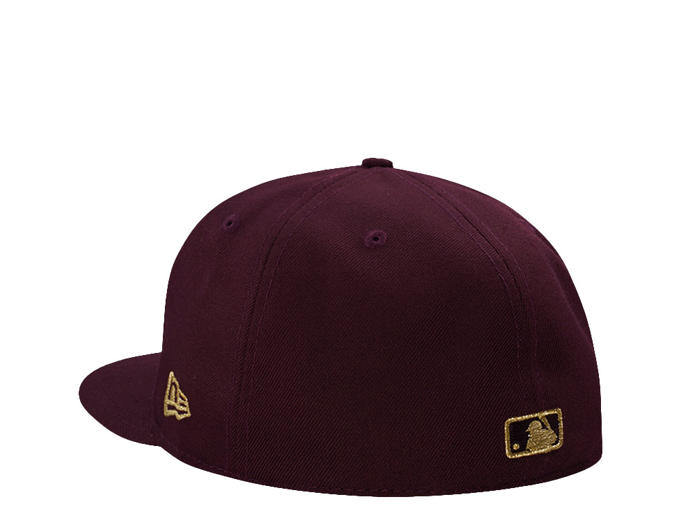 New Era Detroit Tigers 125th Anniverary Maroon Prime Edition 59Fifty Fitted Cap