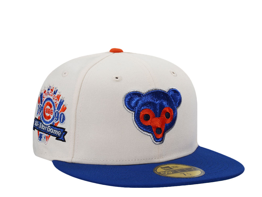 New Era Chicago Cubs All Star Game 1990 Chrome Two Tone Edition 59Fifty Fitted Cap
