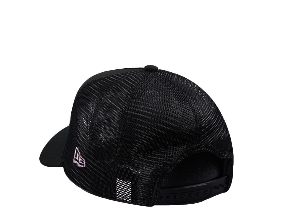 New Era Inter Miami Black Prime Edition 9Forty A Frame Trucker Snapback Cap