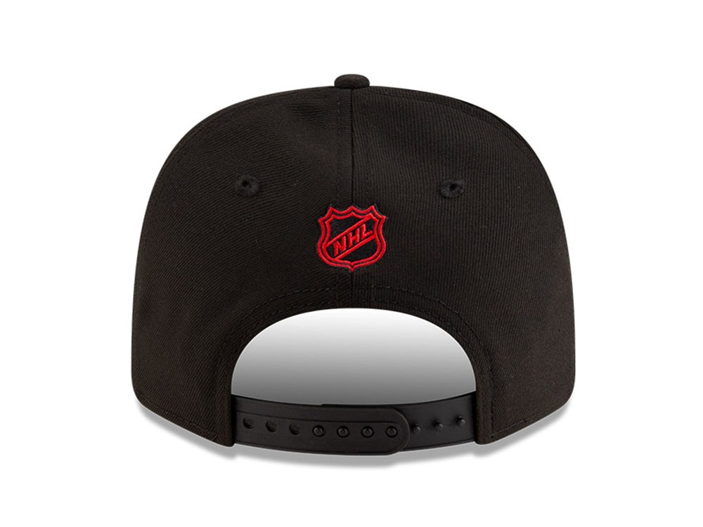 New Era Chicago Blackhawks Black NHL Team 9Seventy Stretch Snapback Cap