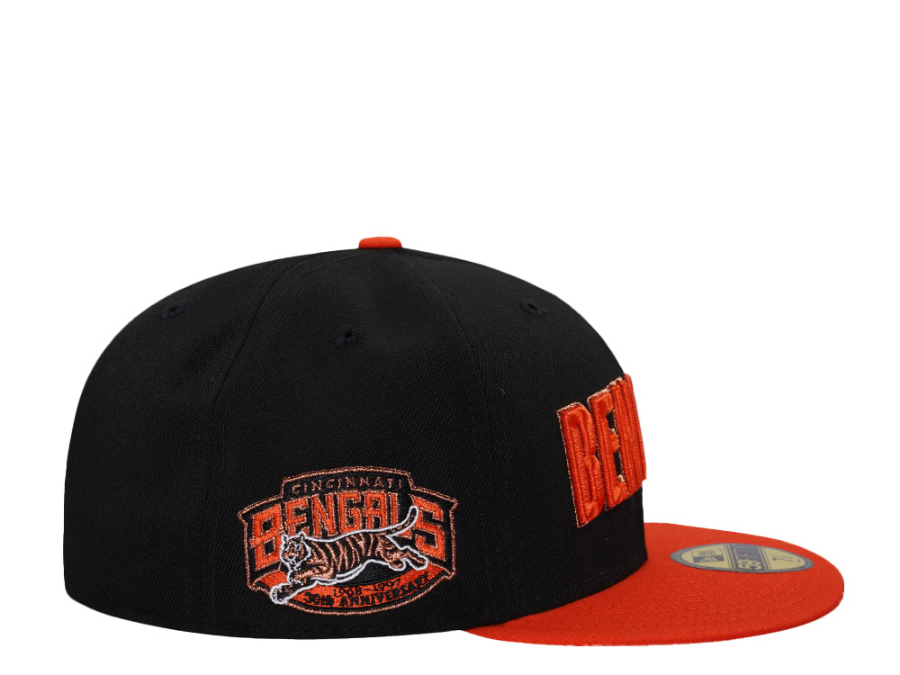 New Era Cincinnati Bengals 30th Anniversary Prime Two Tone Edition 59Fifty Fitted Cap