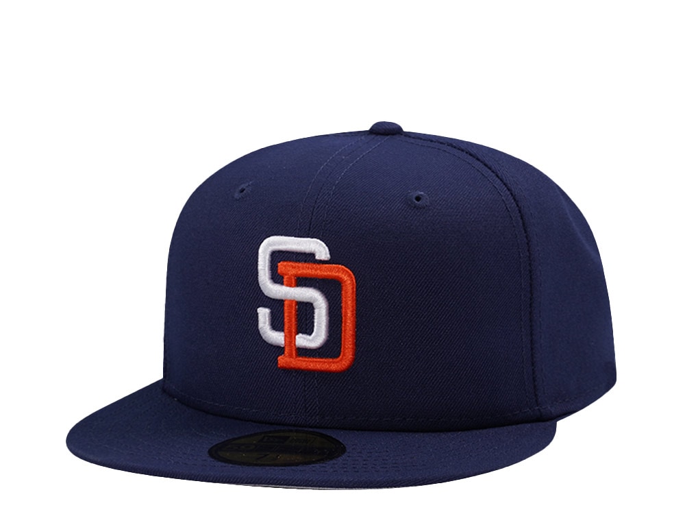 New Era San Diego Padres Wool Classic Navy Prime Edition 59Fifty Fitted Cap