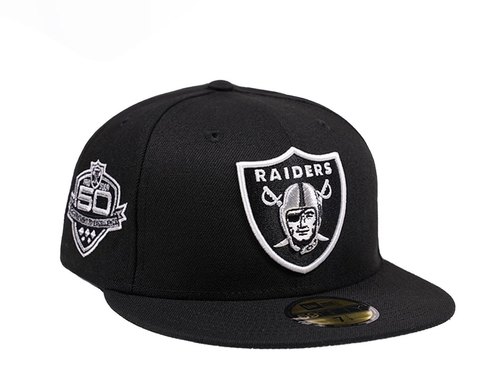 New Era Las Vegas Raiders 50th Anniversary 59Fifty Fitted Cap