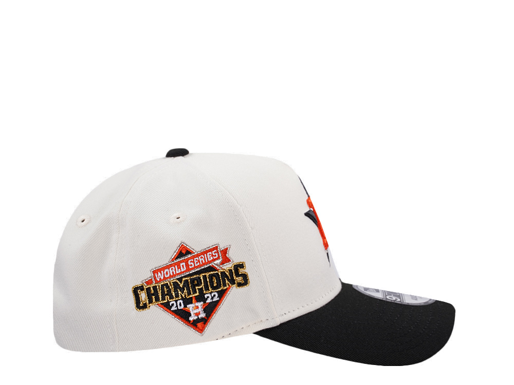 New Era Houston Astros World Series Champions Chrome Two Tone Edition 9Forty A Frame Snapback Cap