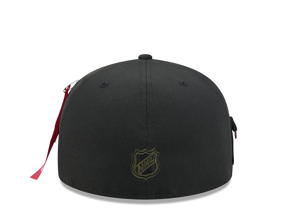 New Era Alpha Industries Detroit Red Wings Navy Prime Edition 59Fifty Fitted Cap