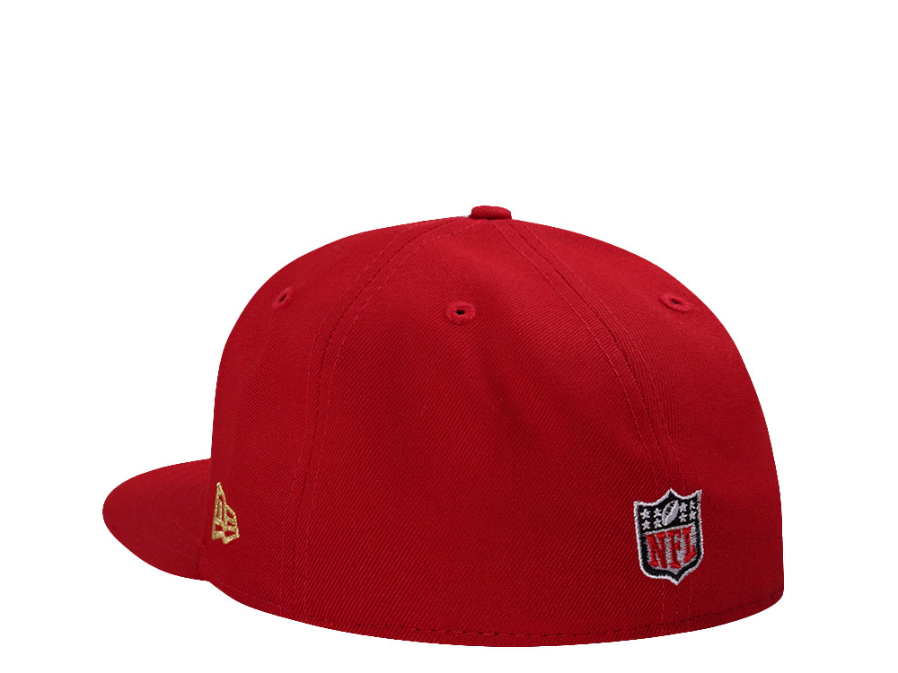 New Era San Francisco 49ers 60th Anniversary Scarlet Prime Edition 59Fifty Fitted Cap