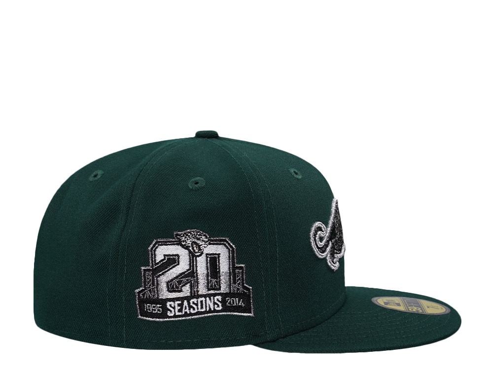 New Era Jacksonville Jaguars 20 Seasons Racing Green Prime Edition 59Fifty Fitted Cap
