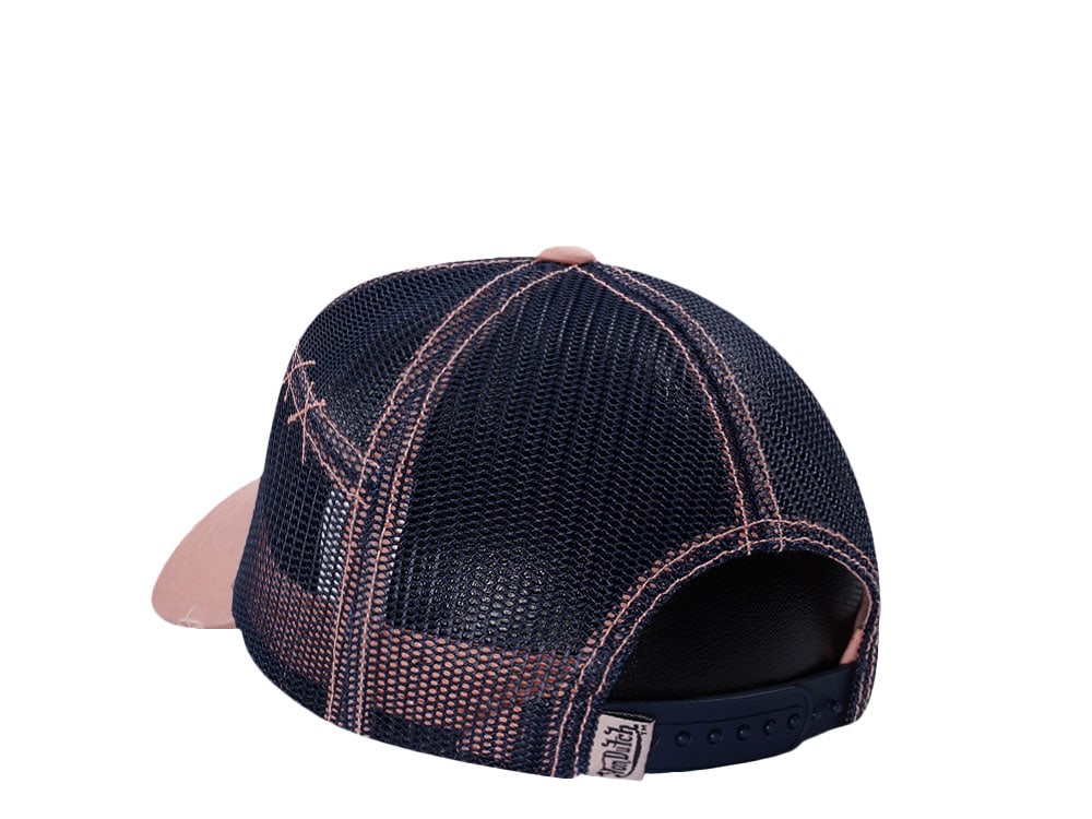 Von Dutch Oval Patch Pink Highlight Edition Trucker Snapback Cap