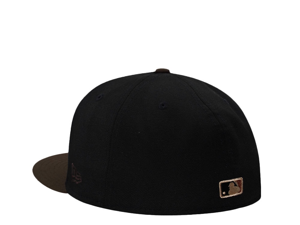 New Era Los Angeles Dodgers Skull Black Two Tone Edition 59Fifty Fitted Cap