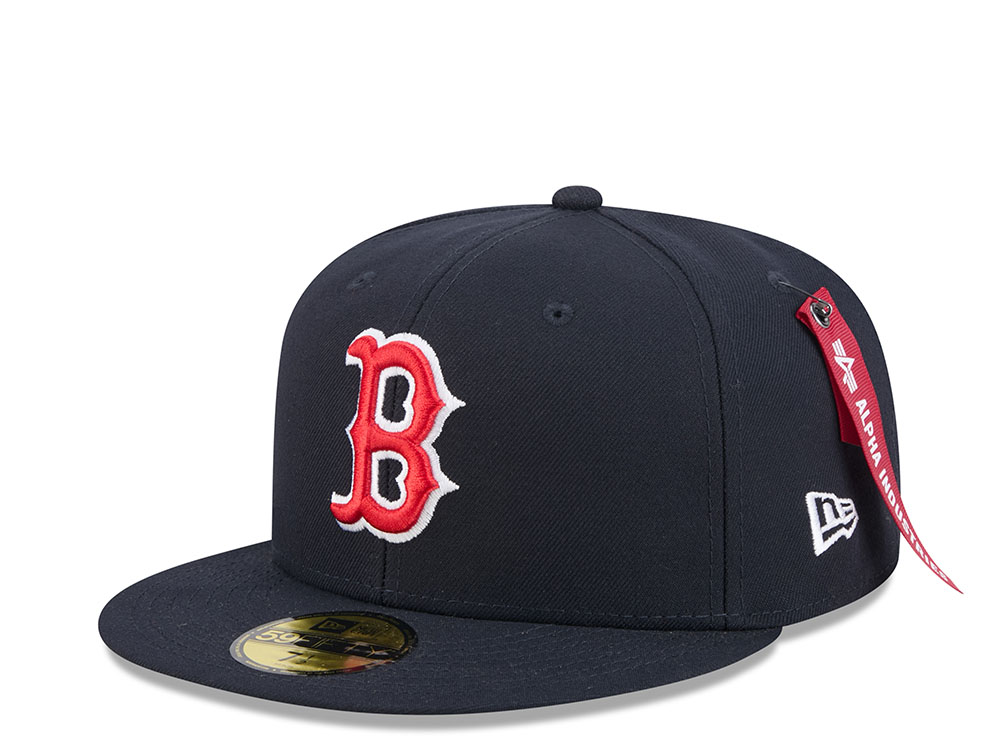 New Era Alpha Industries Boston Red Sox Navy Prime Edition 59Fifty Fitted Cap