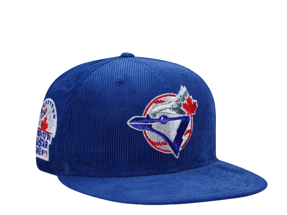 New Era Toronto Blue Jays All Star Game 1991 Blue Corduroy Prime Edition 59Fifty Fitted Cap