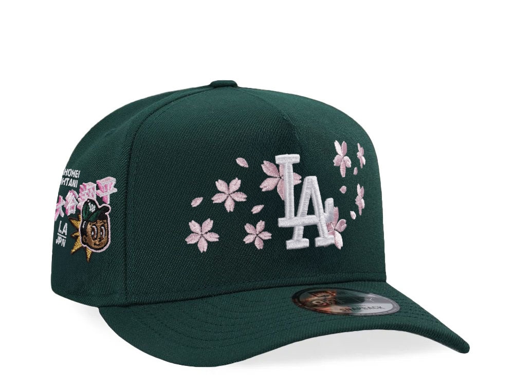 New Era Los Angeles Dodgers Ohtani Sakura Dark Green Edition 9Fifty A Frame Snapback Cap