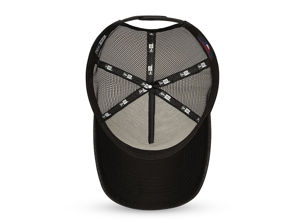 New Era Los Angeles Lakers  Black Graphite Trucker Snapback Cap