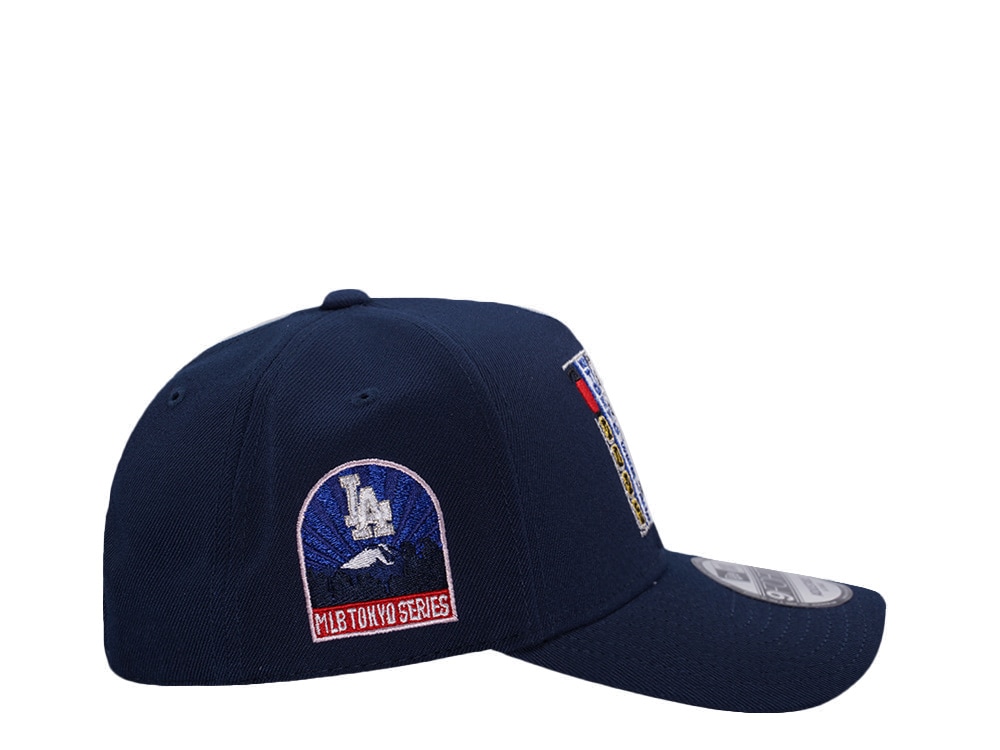 New Era Los Angeles Dodgers Tokyo Series 2025 Ocean Blue Prime Edition 9Forty A Frame Snapback Cap
