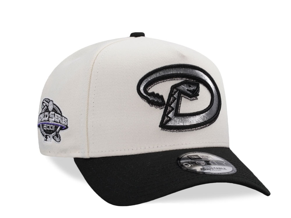 New Era Arizona Diamondbacks World Series 2001 Chrome Two Tone Edition 9Forty A Frame Snapback Cap