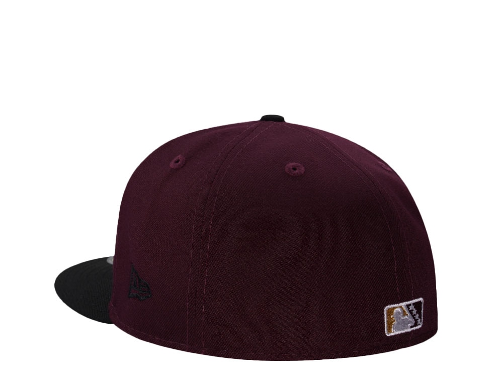 New Era Birmingham Barons Southern League Baseball Maroon Two Tone Edition 59Fifty Fitted Cap