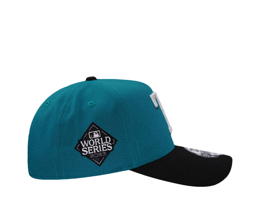 New Era Texas Rangers World Series 2023 Teal Two Tone Edition 9Forty A Frame Snapback Cap