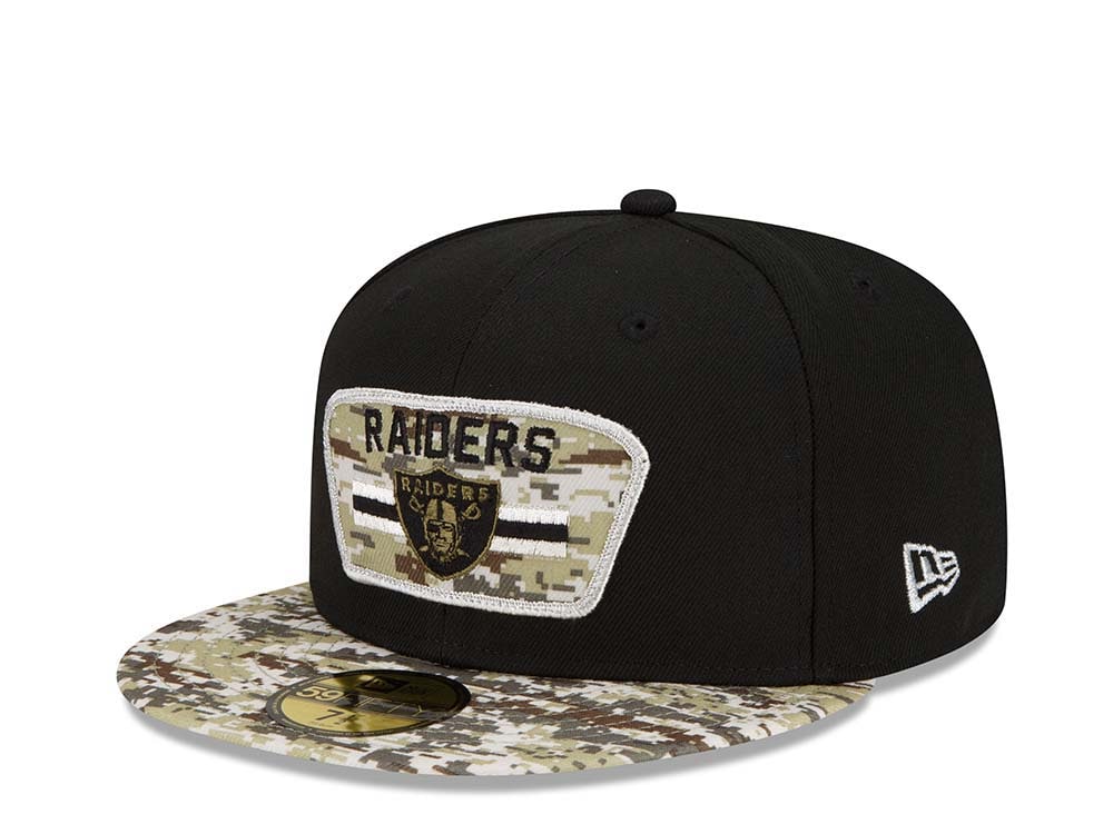 New Era Las Vegas Raiders Salute to Service 21 59Fifty Fitted Cap