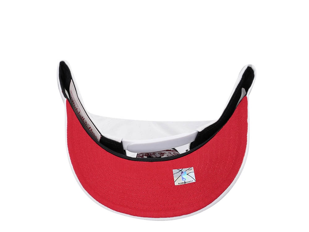 Mitchell & Ness Chicago Bulls All in Pro White Snapback Cap