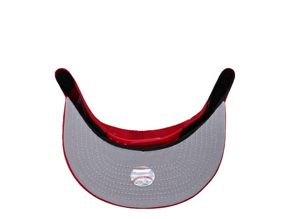 New Era New York Yankees World Series 2000 Scarlet Prime Edition 9Fifty A Frame Snapback Cap