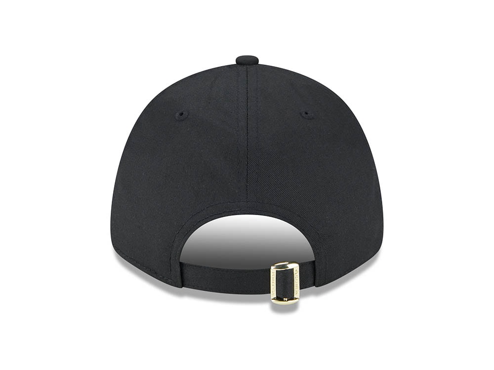 New Era New York Yankees Pin Black 9Forty Strapback Cap