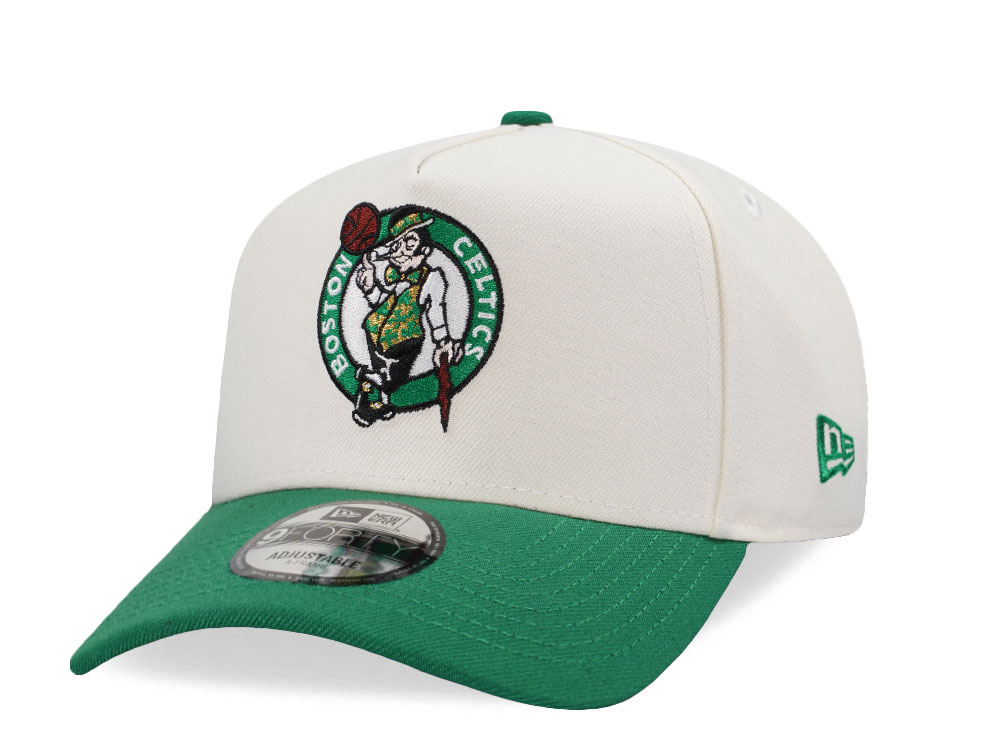 New Era Boston Celtics Classic Chrome Two Tone Edition 9Forty A Frame Snapback Cap
