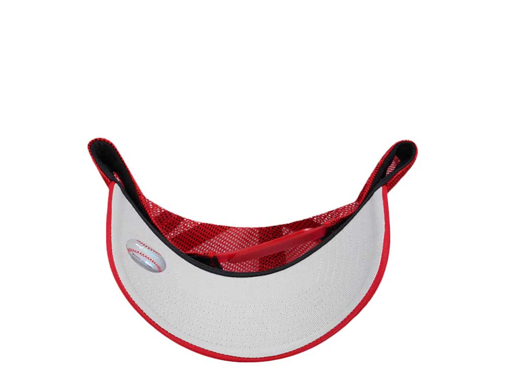 47Brand Cincinnati Reds BCPTN World Series Red Foam Champ Offside Trucker Snapback Cap