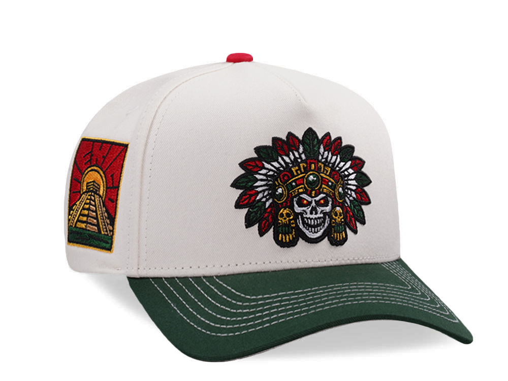 Parallel Union Mexico Skull Headdress Chrome Two Tone Edition Snapback Cap