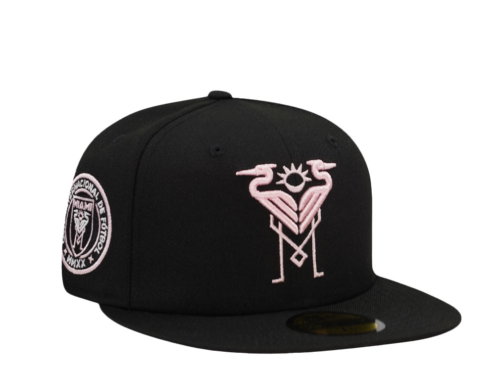 New Era Inter Miami FC Black Pink Prime Edition 59Fifty Fitted Cap