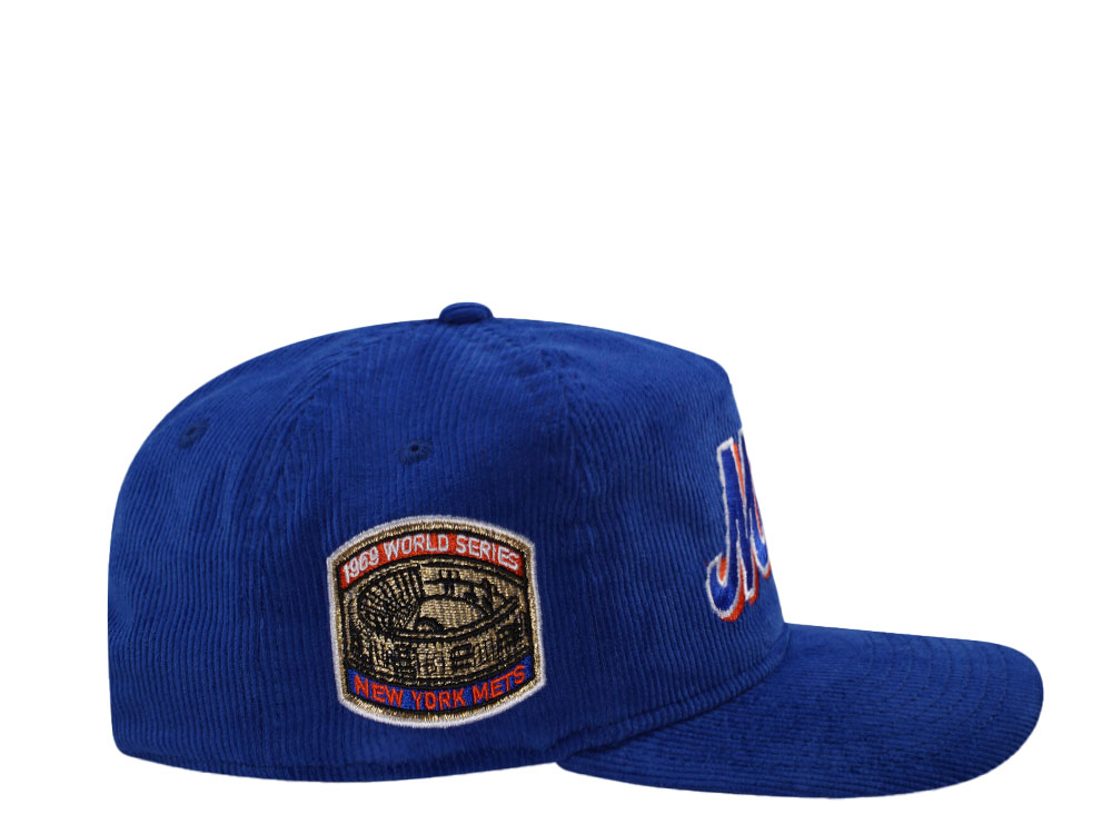 New Era New York Mets World Series 1968 Blue Corduroy Edition 19Twenty Snapback Cap