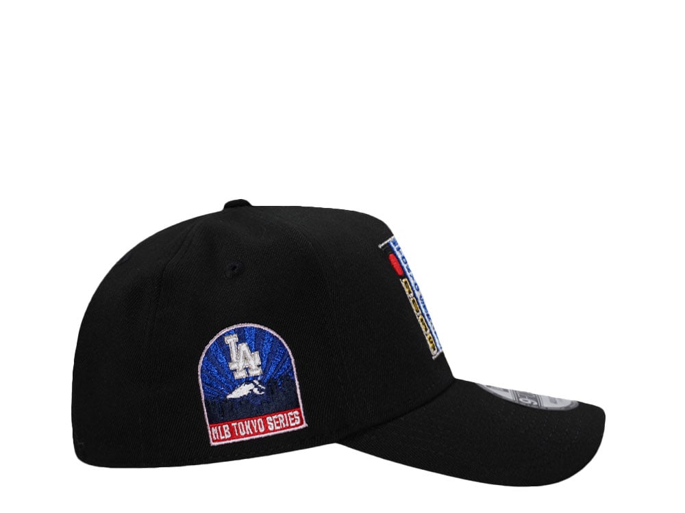 New Era Los Angeles Dodgers Sakura Bloom Black Edition 9Forty A Frame Snapback Cap