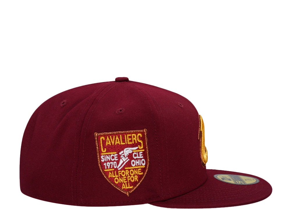 New Era Cleveland Cavaliers All for One Throwback Edition 59Fifty Fitted Cap