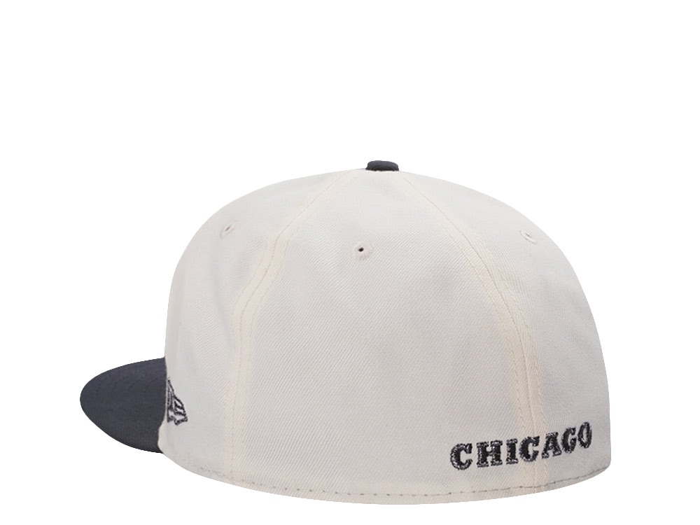 New Era Chicago Bulls 20th Anniversary Chrome Two Tone Edition 59Fifty Fitted Cap